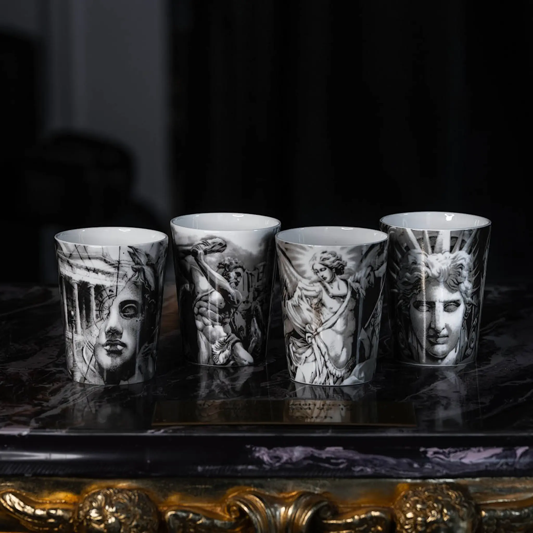 ICONCUPS Andreas Ishak The Eternal Struggle mugg 25 cl 4-pack