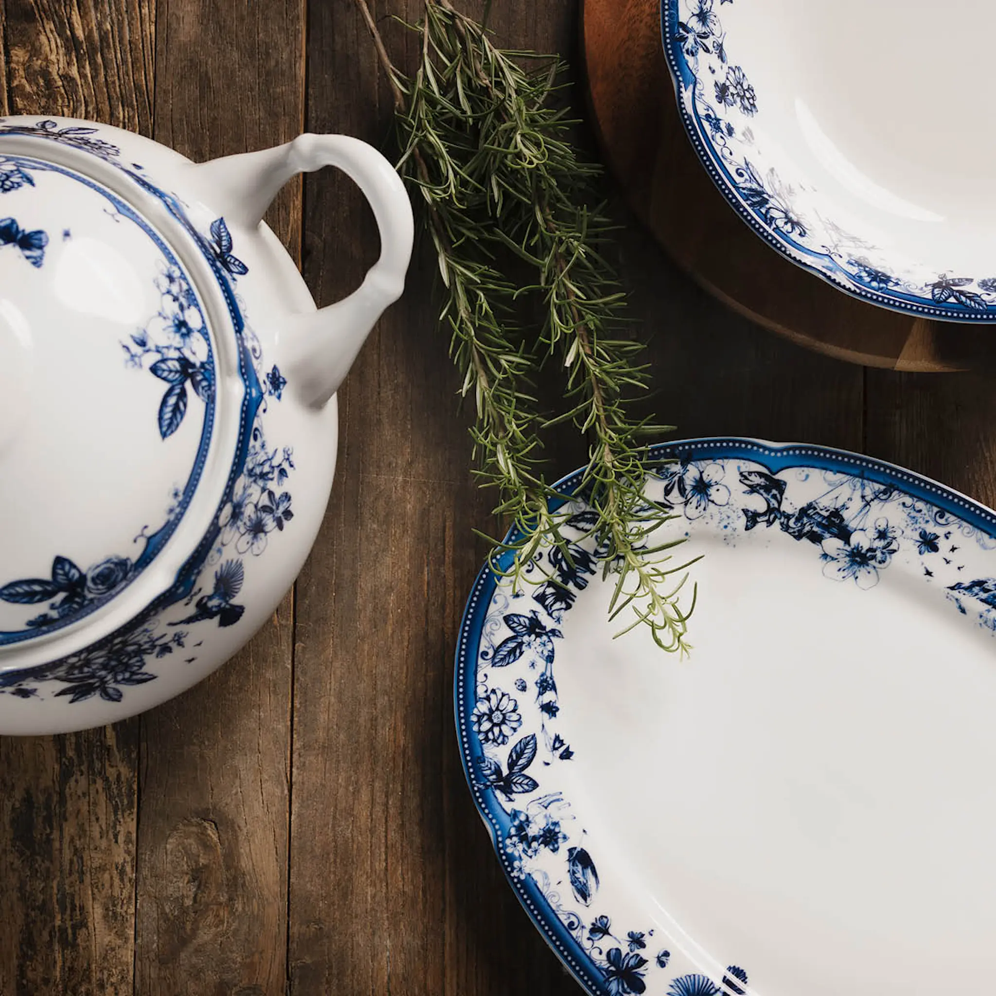 Magnor Fjord terrin 3,75 L blå