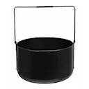 Emil vedkorg metall 40x38,5x47 cm mattsvart