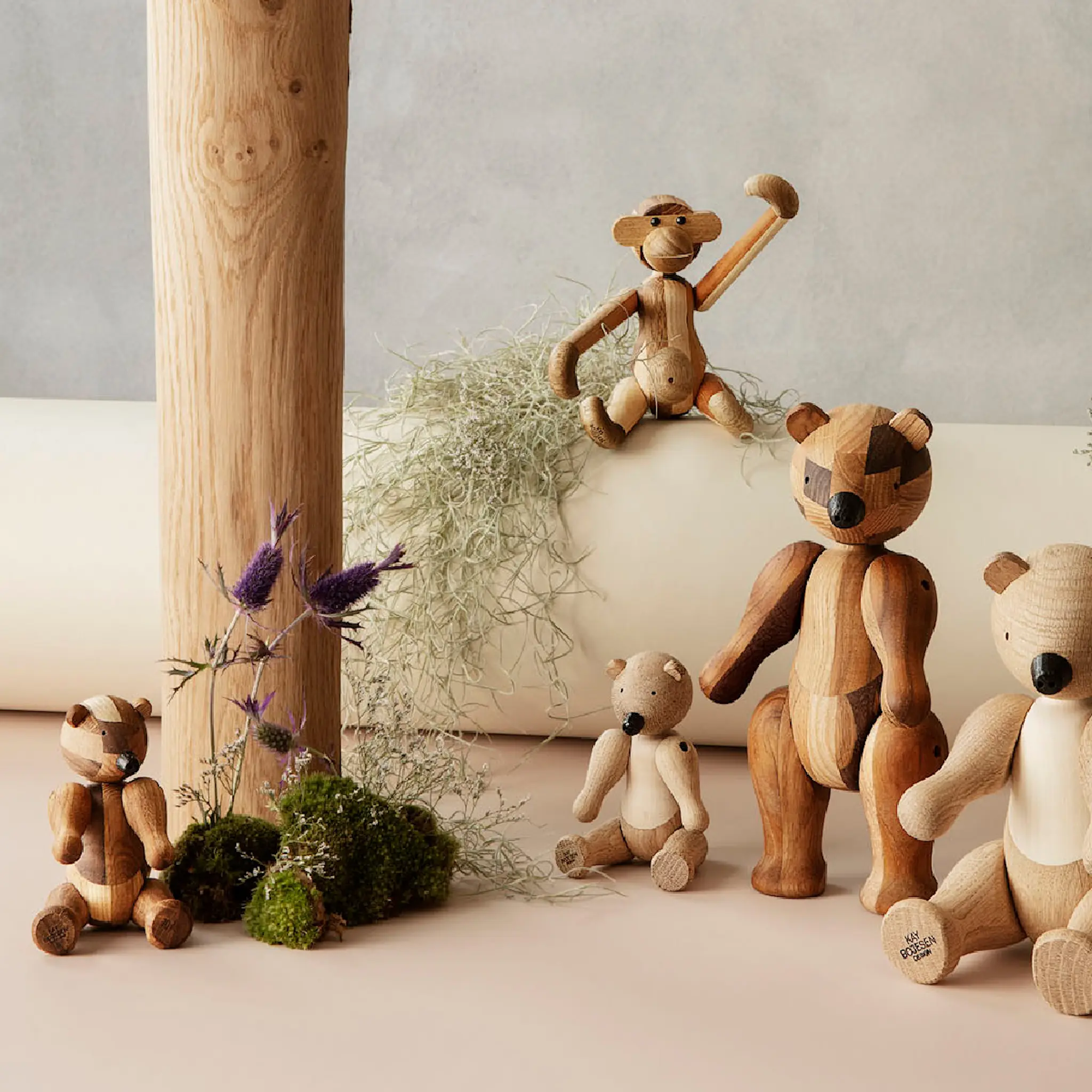 Kay Bojesen Denmark Björn Jubileum Mixed Wood Liten