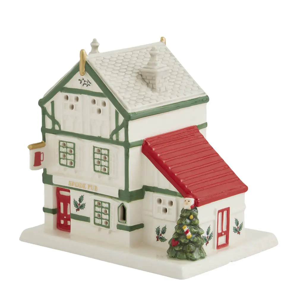 Christmas Tree pub LED lykt 14x13,7x10,3 cm