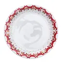 Guirlande Tallrik 28 cm Röd