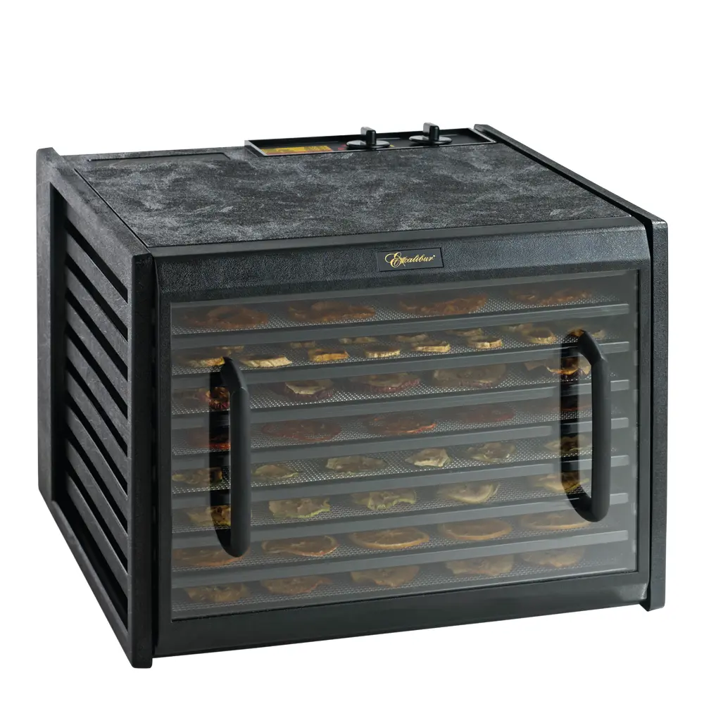 Ruokakuivuri 9 hyllyä