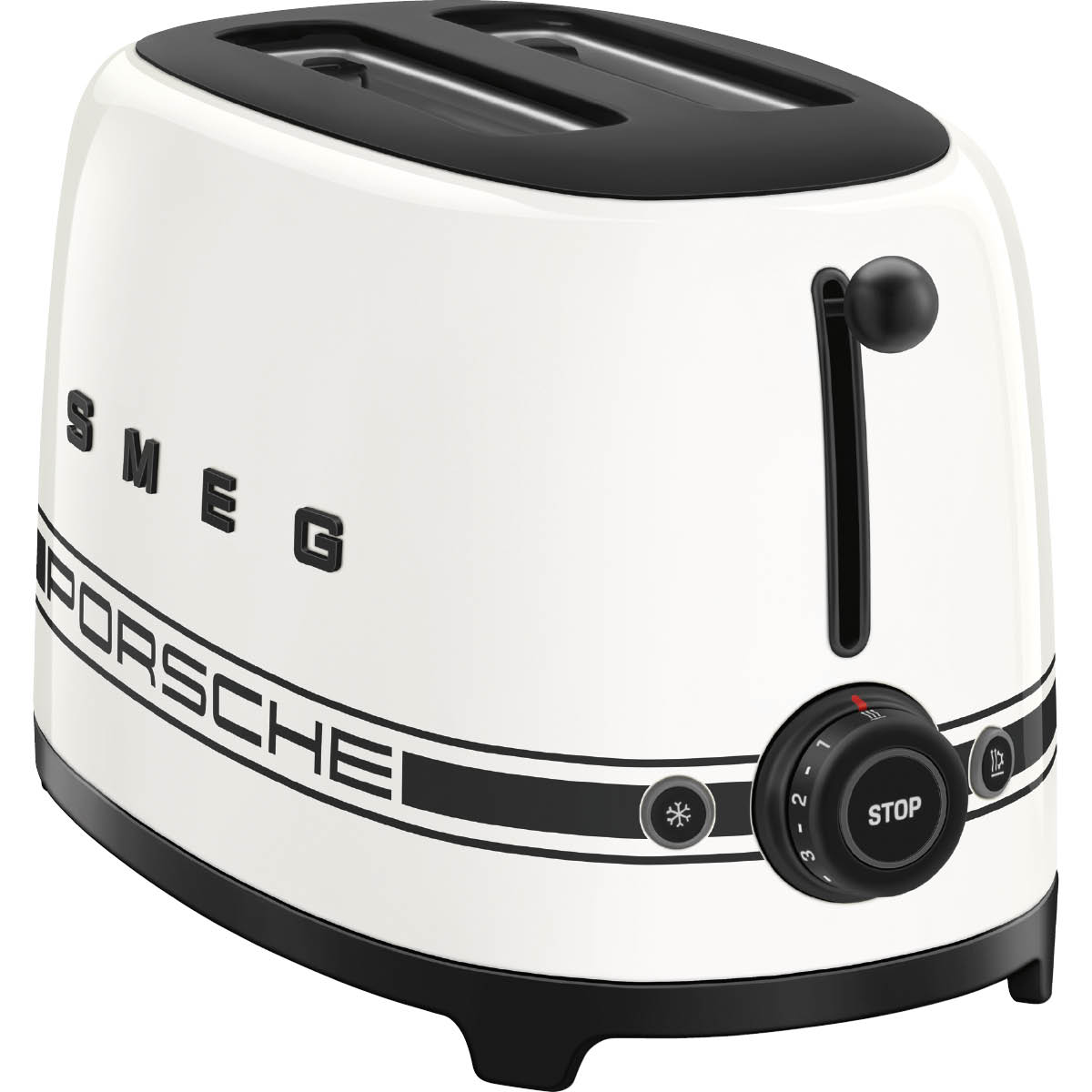 Smeg Smeg x Porsche brödrost för 2 skivor TSF01P Carrara White