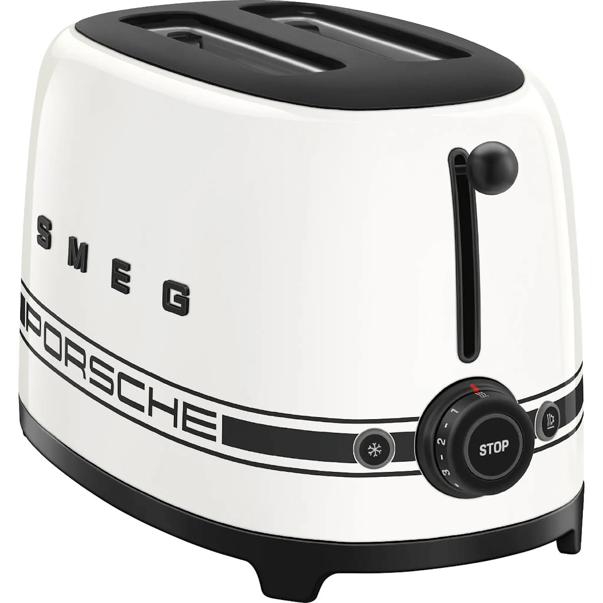 Smeg Smeg x Porsche brödrost för 2 skivor TSF01P Carrara White