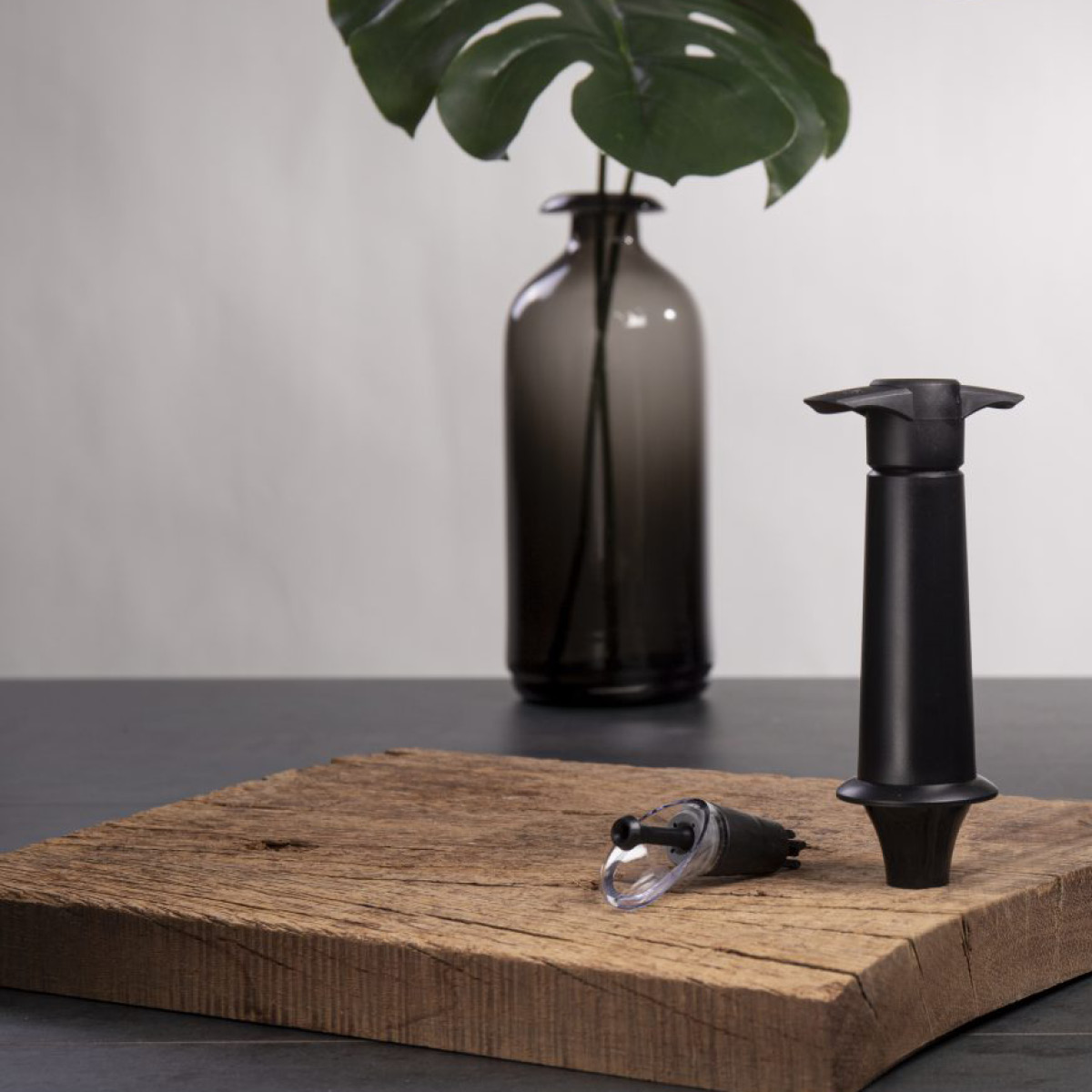 Vacu Vin Wine Server & Saver 2 stk svart