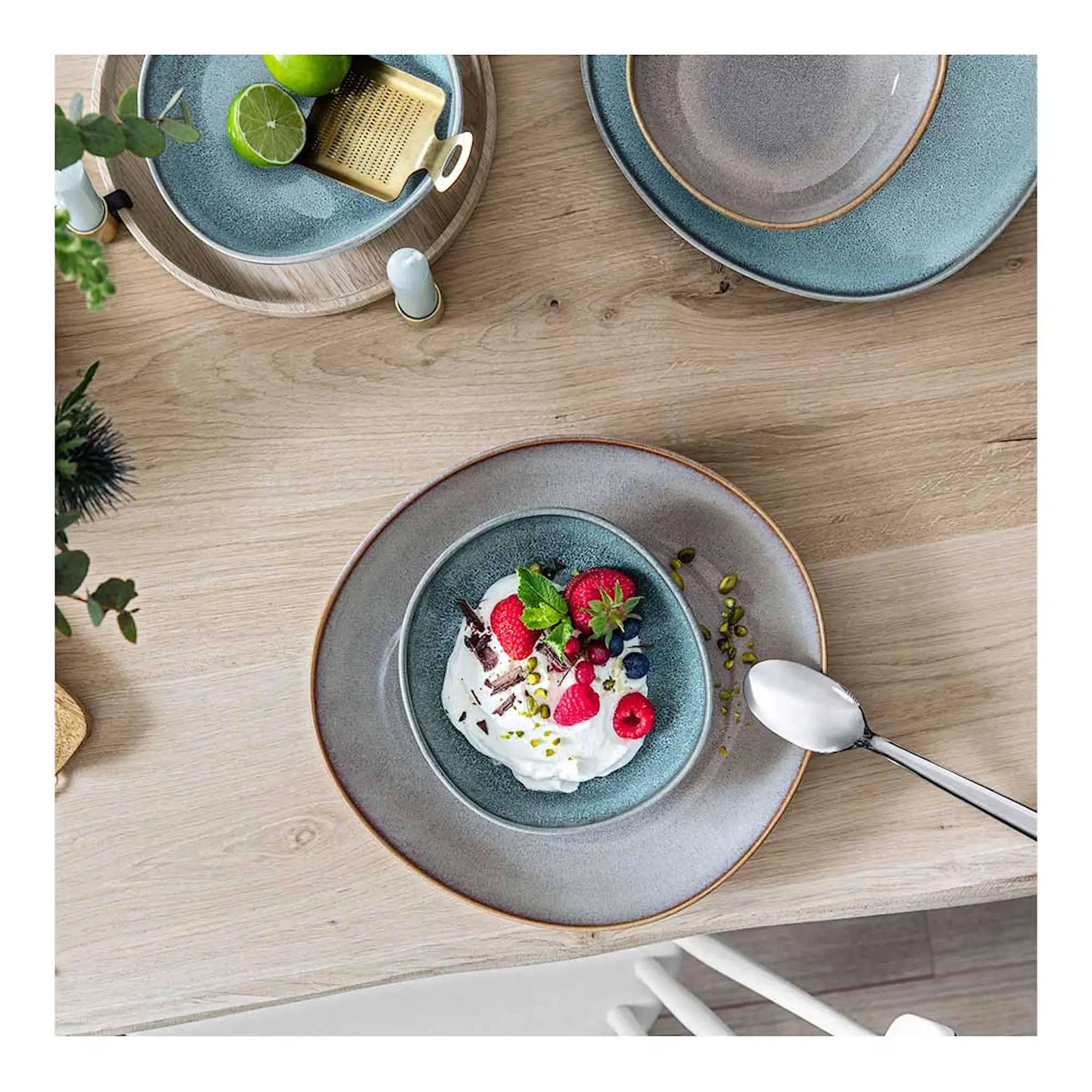 Villeroy & Boch Lave beige Skål flat 28 cm