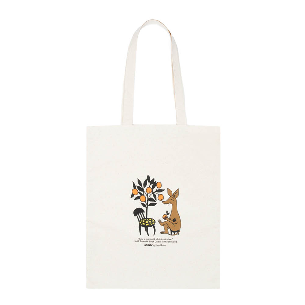 Nordicbuddies - Muumi Kangaskassi Nipsu 38,5x42 cm Beige