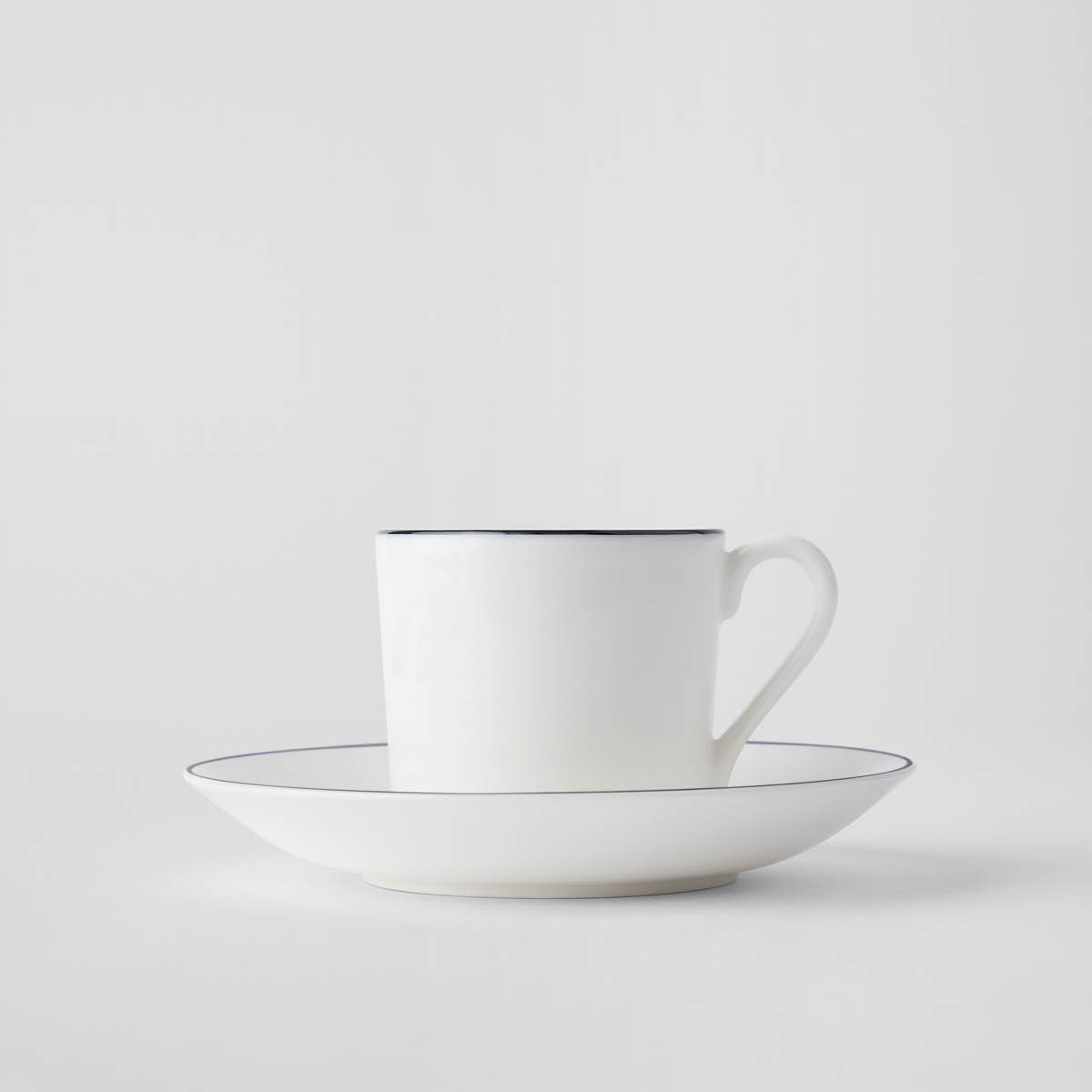 Gustafsberg Natur rett kaffekopp med skål 15 cl snøhvit