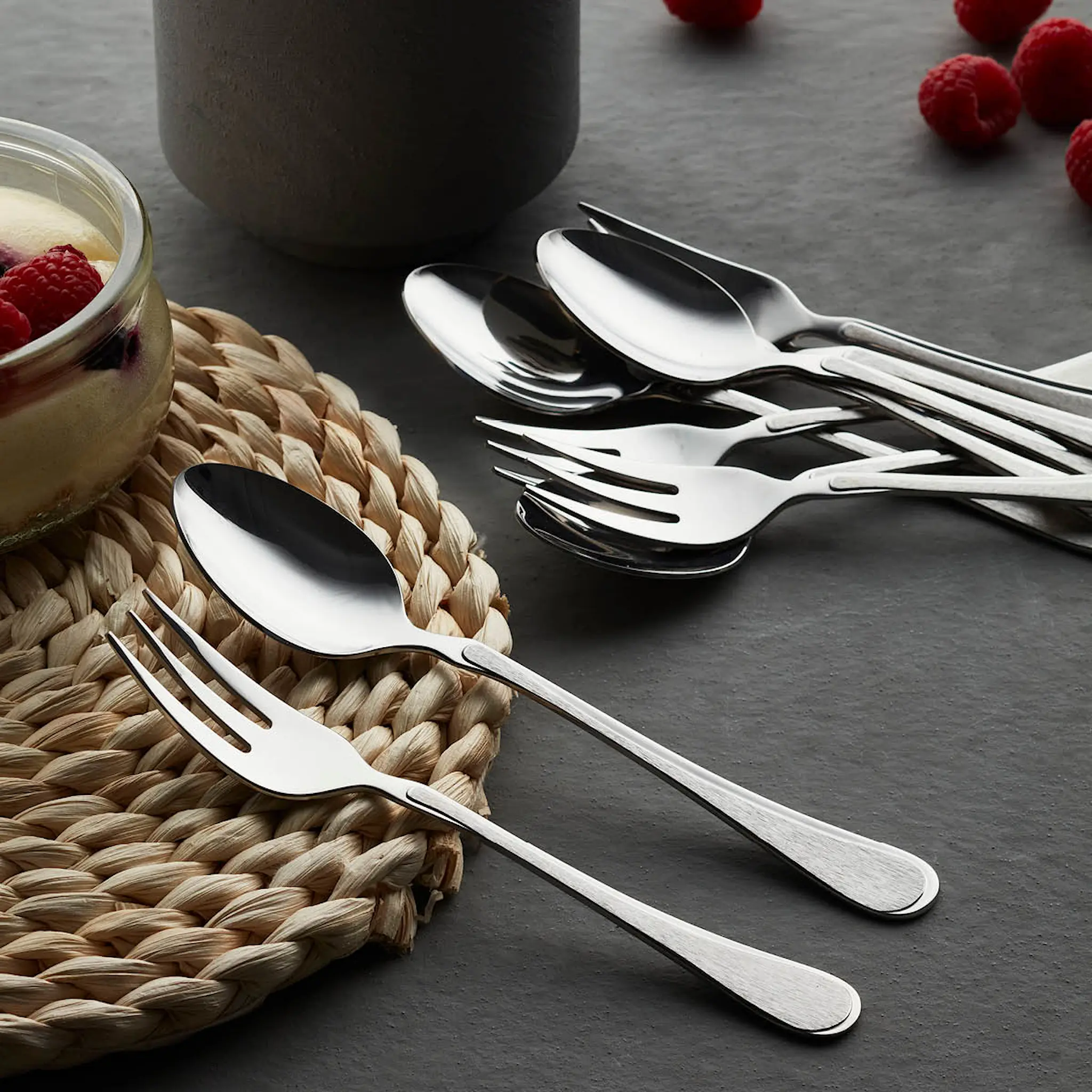 Hardanger bestikk Carina Tårtset 7 delar