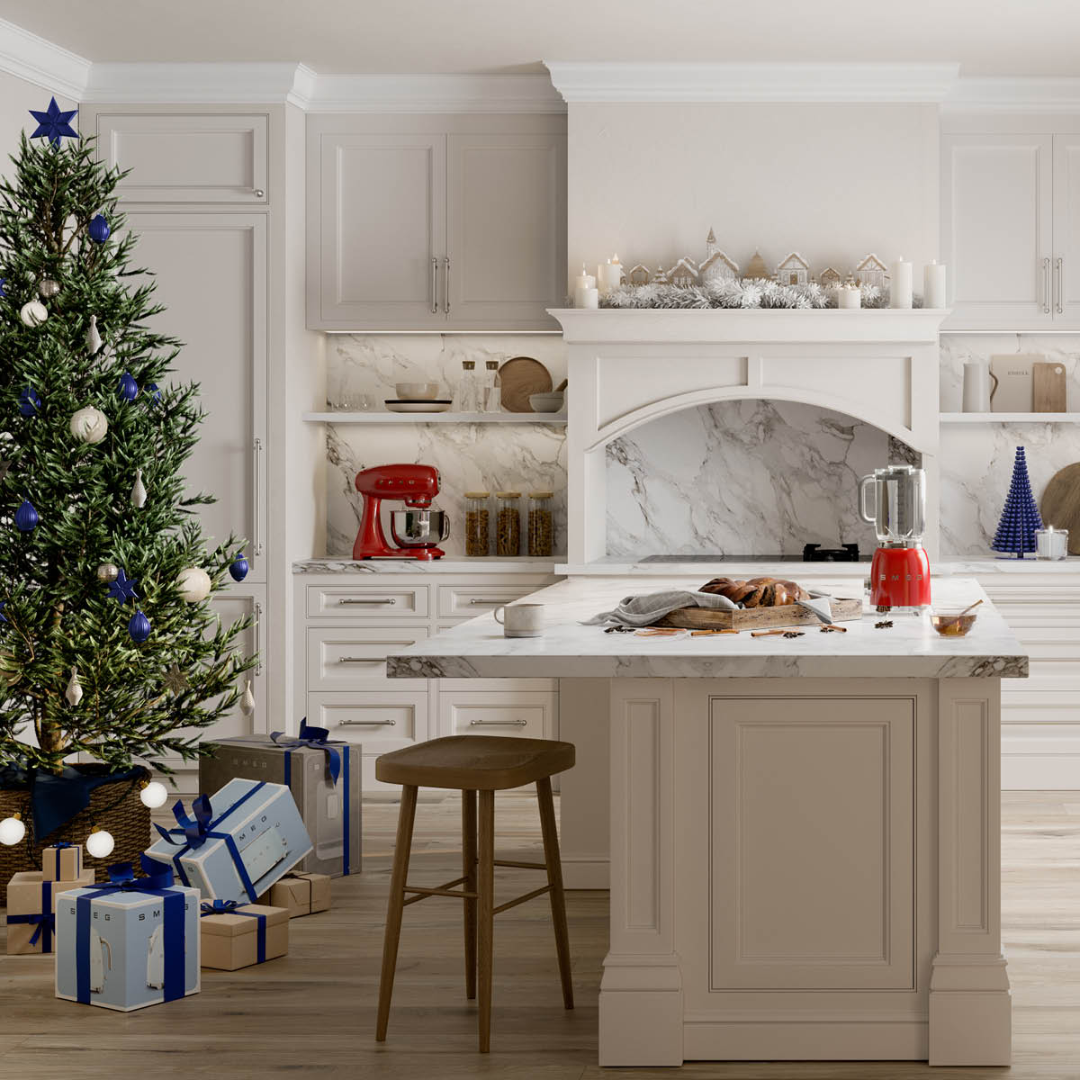 Smeg Blender BLF03 1,5L rød