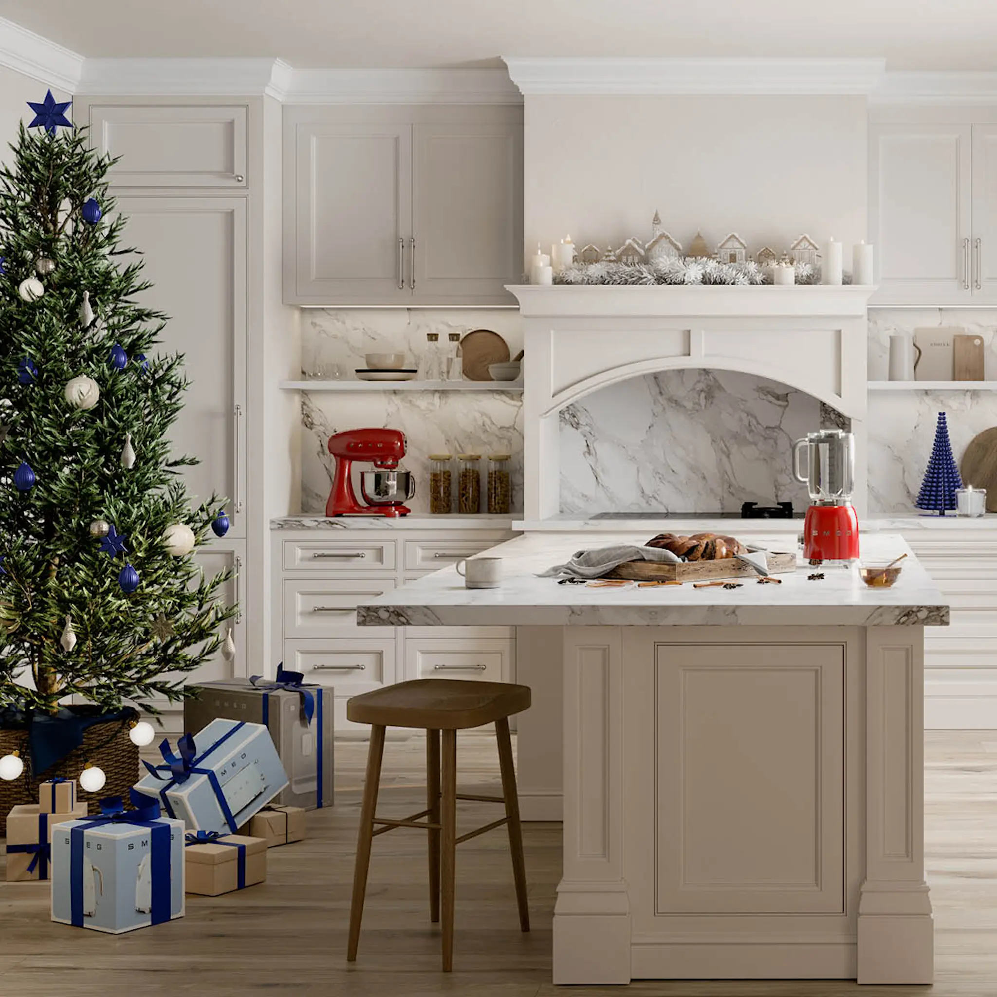 Smeg Blender BLF03 1,5L rød