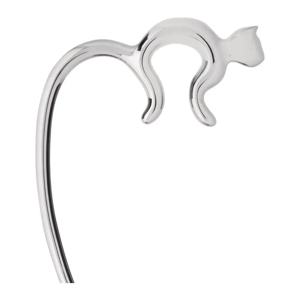 Minou veskeholder katt 10,6 cm blankt stål