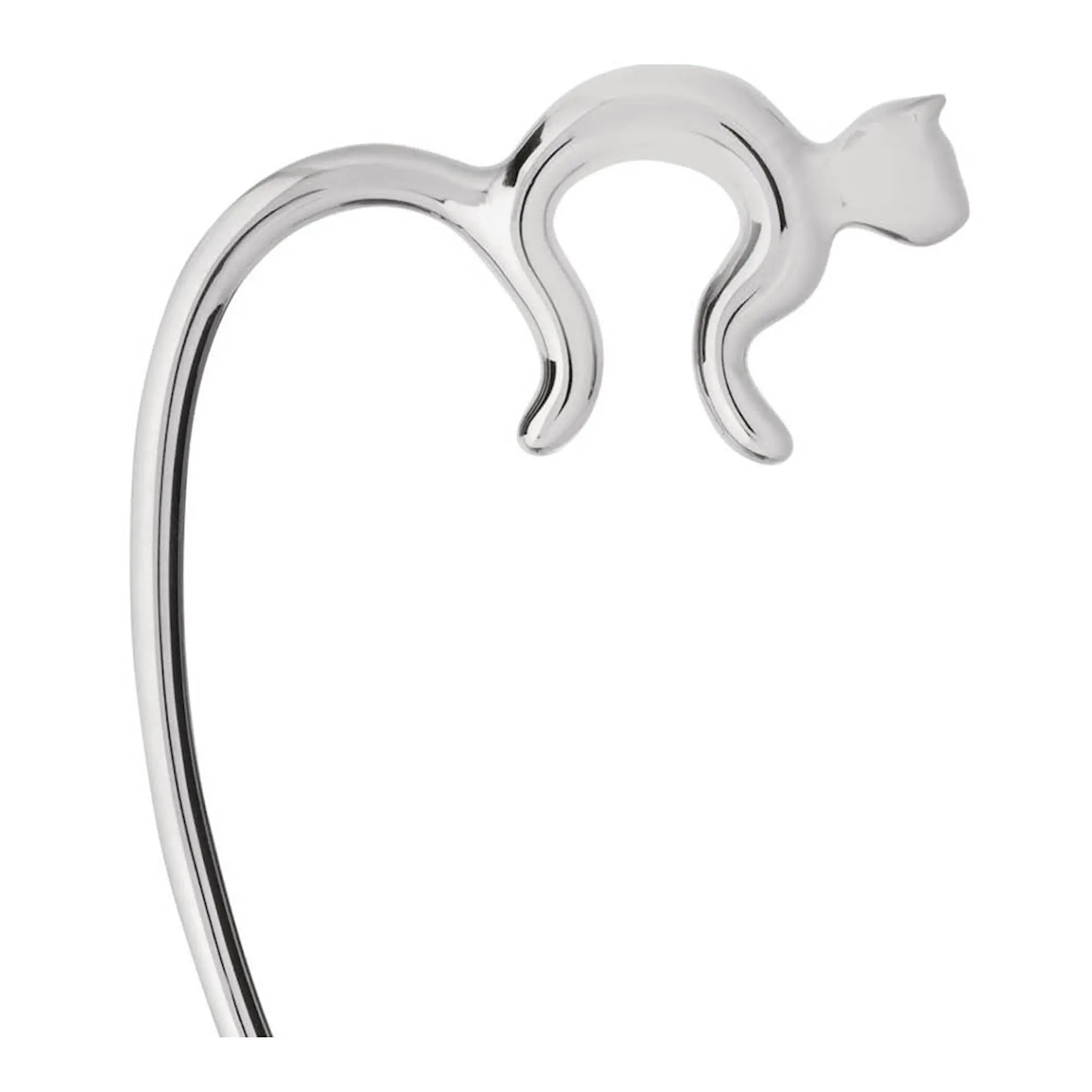 Alessi Minou veskeholder katt 10,6 cm blankt stål