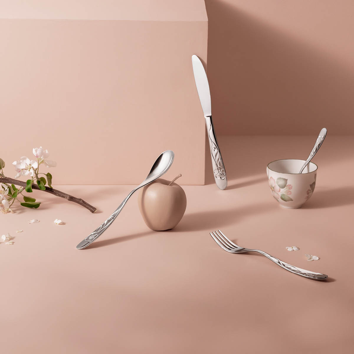 Hardanger bestikk Sanna dessertset 7 delar