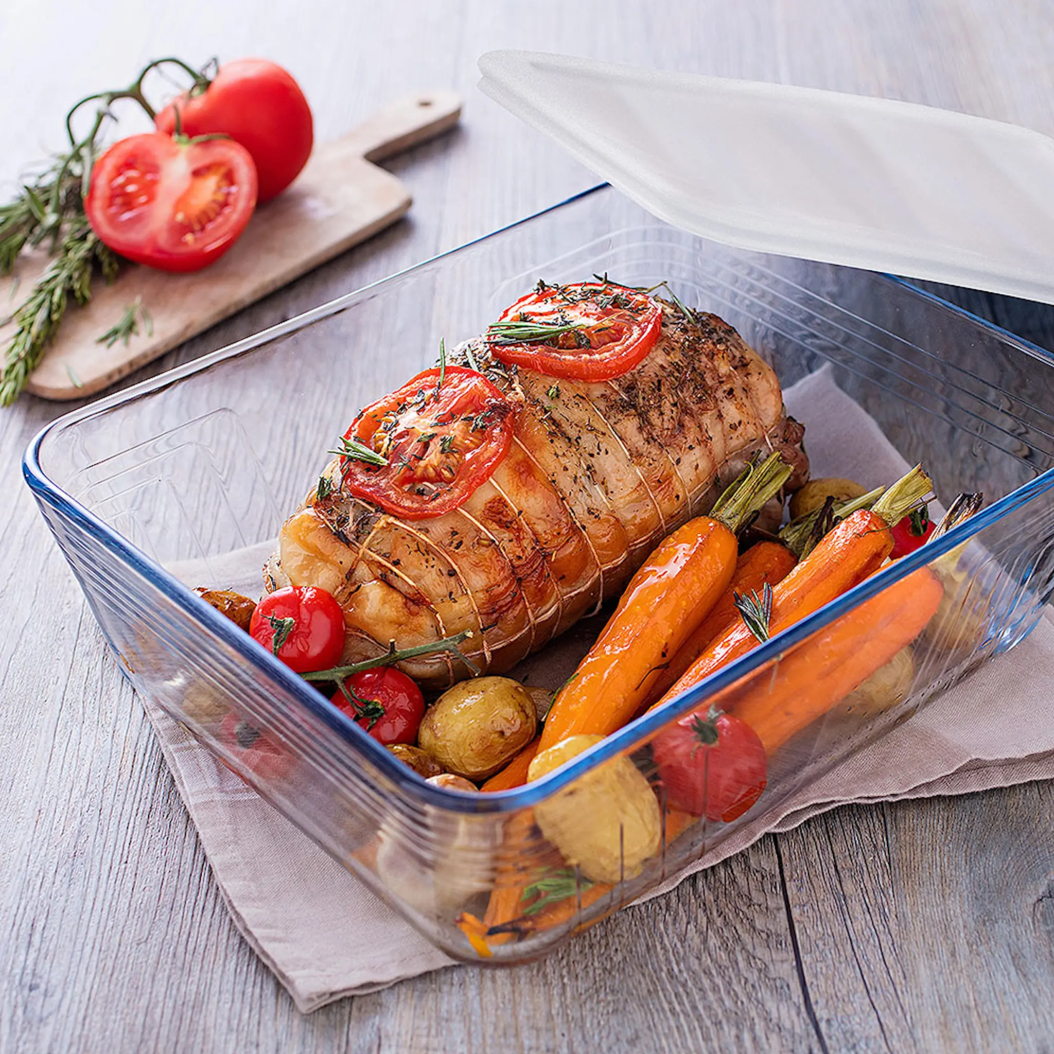 Pyrex Cook & Freeze Form med lock 1,5 L