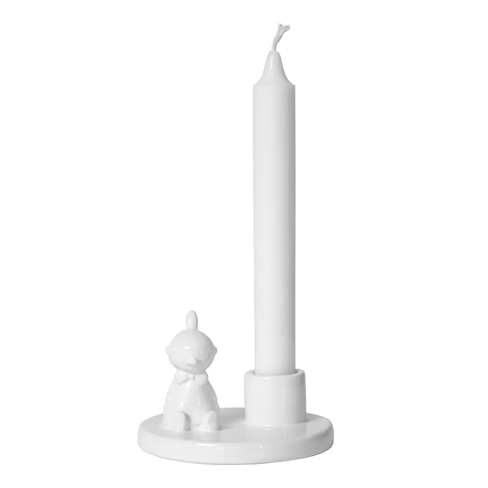 Muumi Kynttilänjalka Pikku Myy 7,5x10 cm Valkoinen