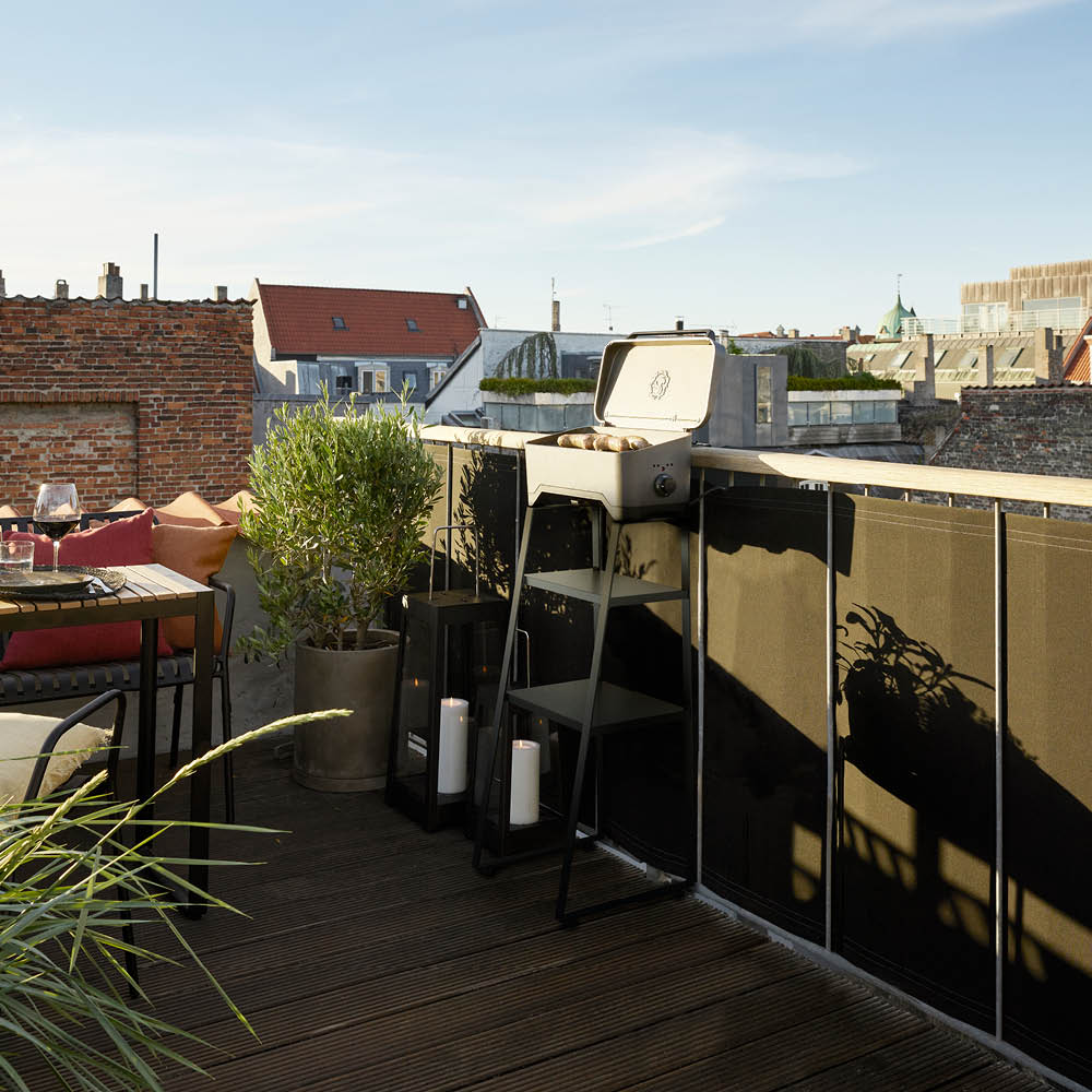 Morsö Balcone Stand Scale Jalusta 78 cm Balcone sähkögrilliin Musta