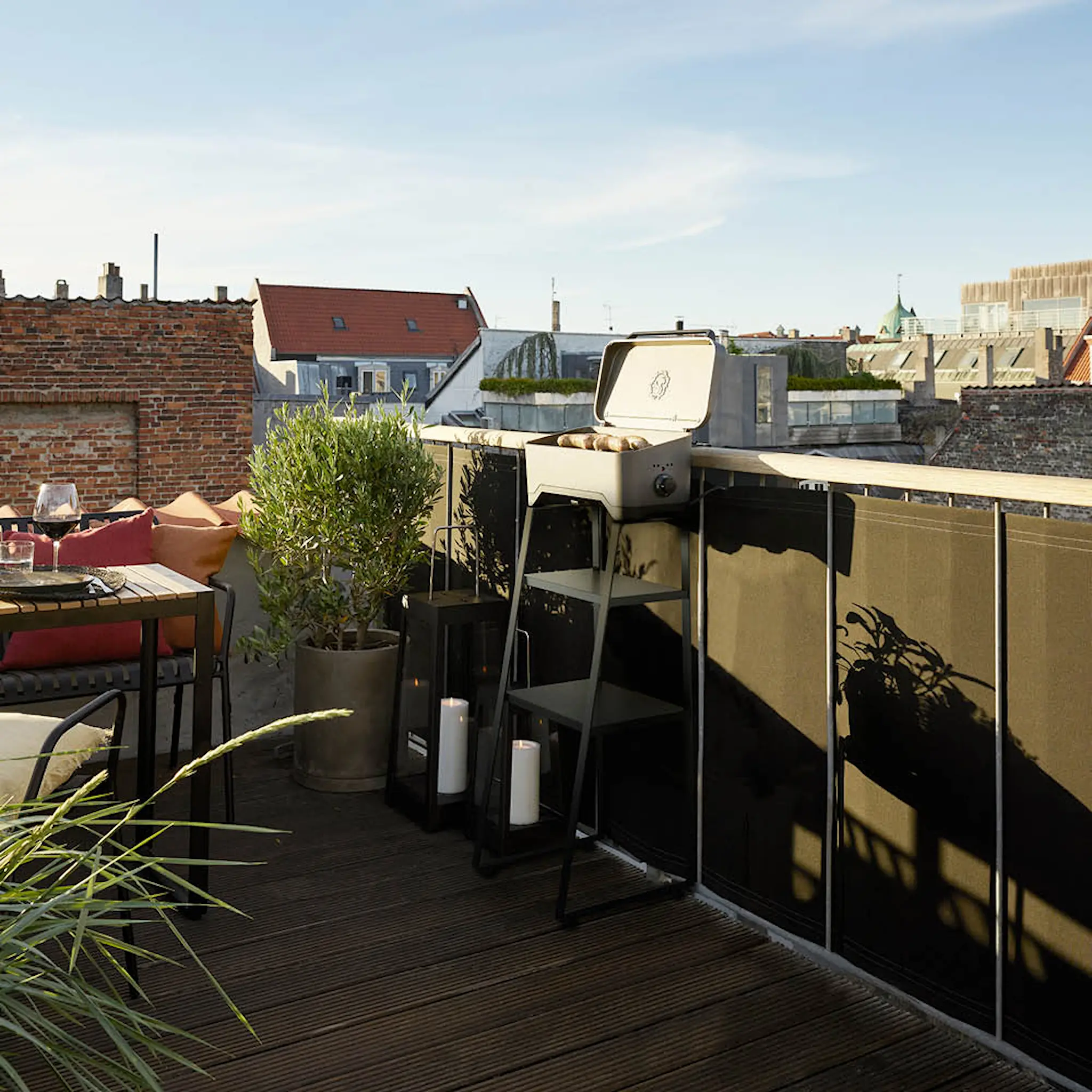 Morsö Balcone Stand Scale Jalusta 78 cm Balcone sähkögrilliin Musta