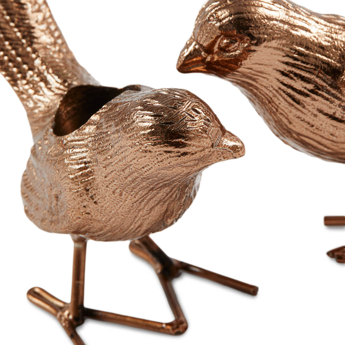Pols Potten Flock Of Birds ljusstake 12,5 cm 2-pack roséguld