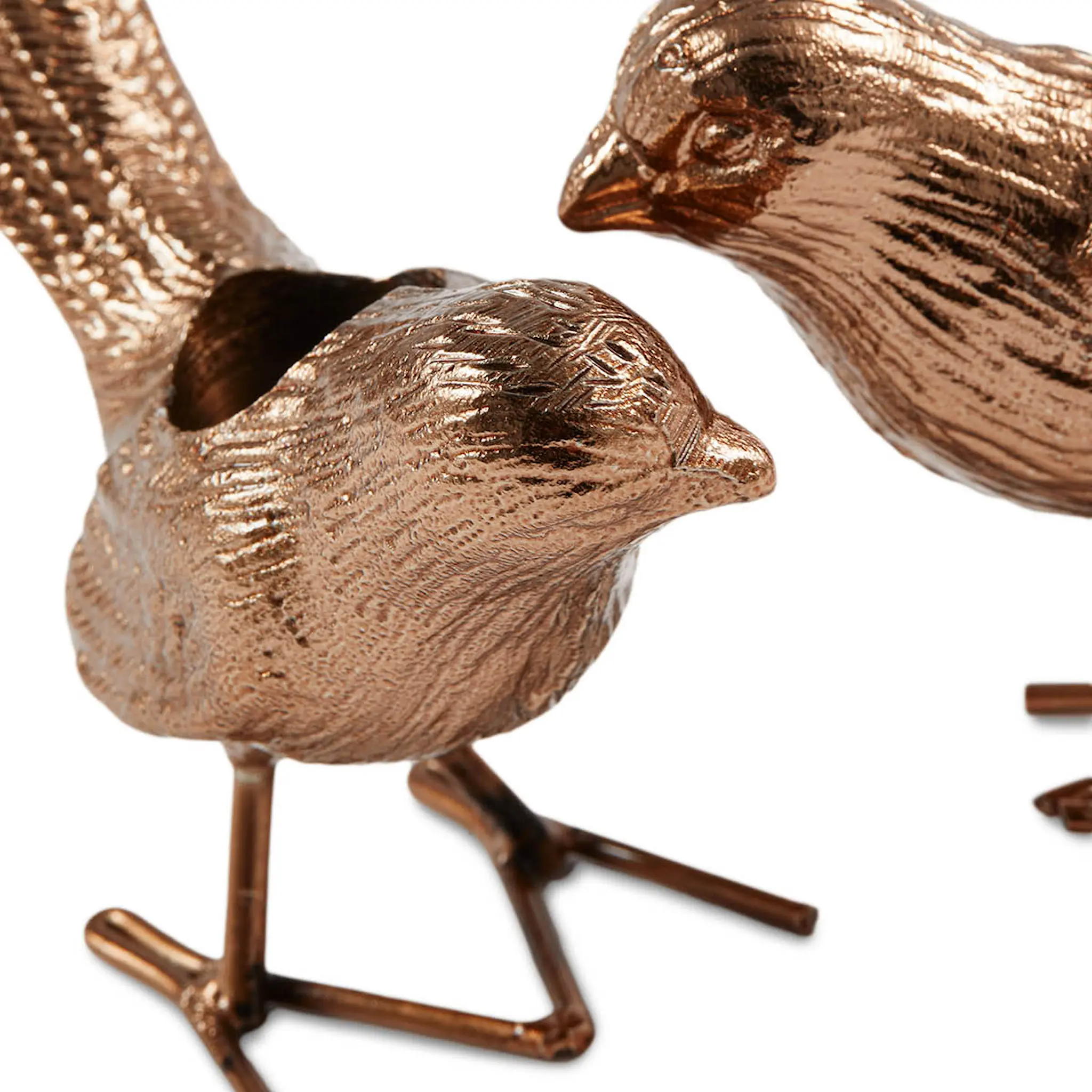 Pols Potten Flock Of Birds ljusstake 12,5 cm 2-pack roséguld