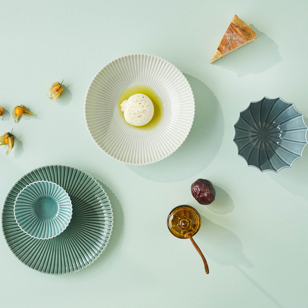 Dottir Samsurium tallrik 26,6 cm grön