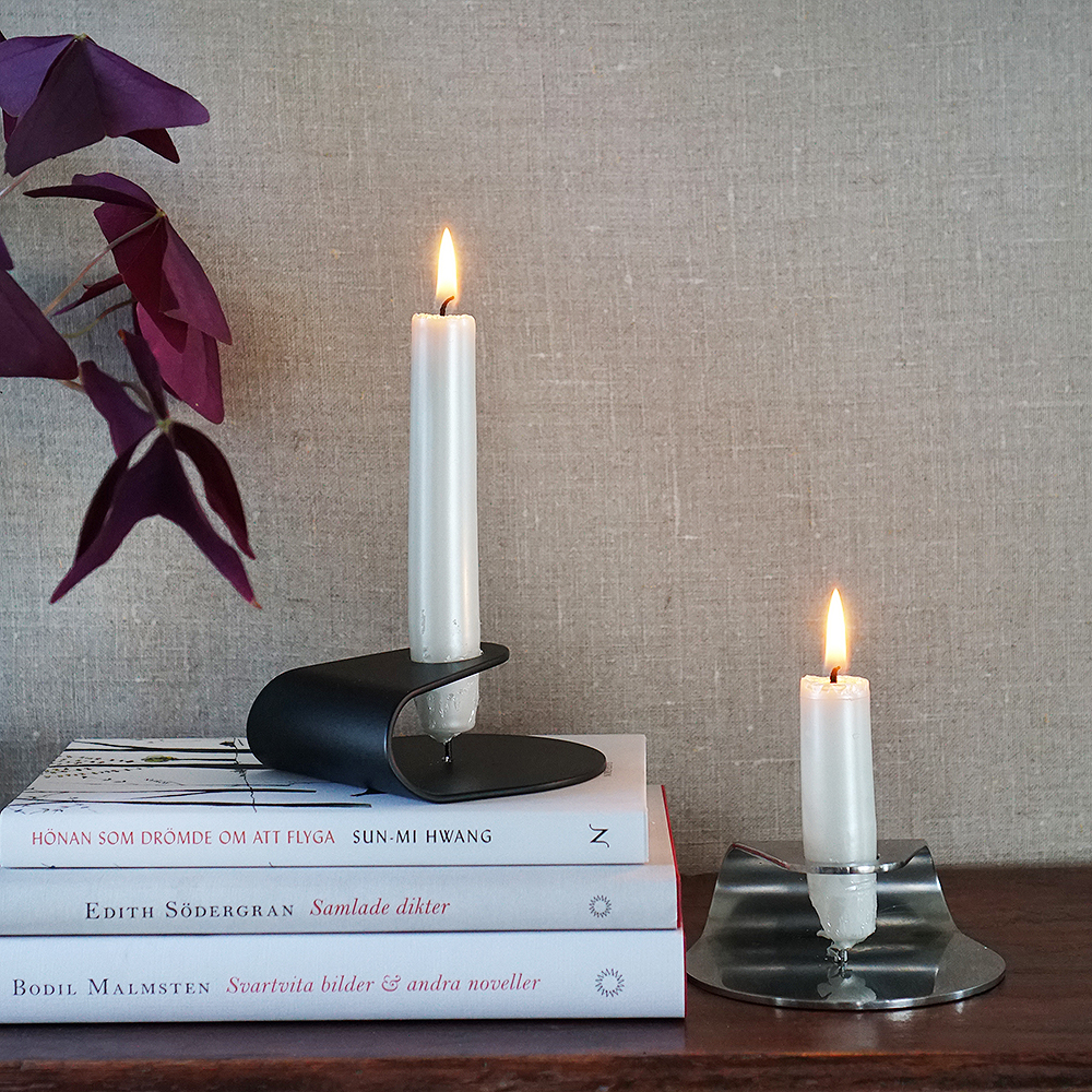 Born in Sweden Nightlight lysestake 10 cm svart