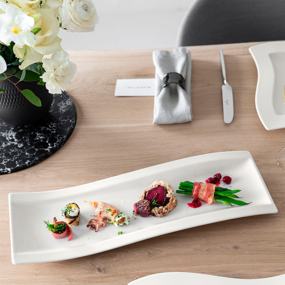 Villeroy & Boch New Wave Fat Antipasti 42x15 cm Vit
