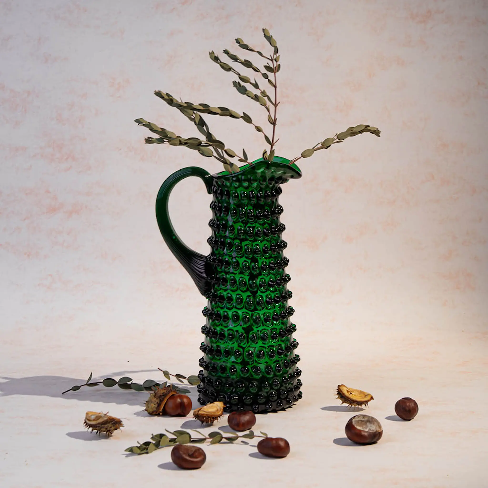 Klimchi Hobnail Karahvi korkea 1 L Dark Green