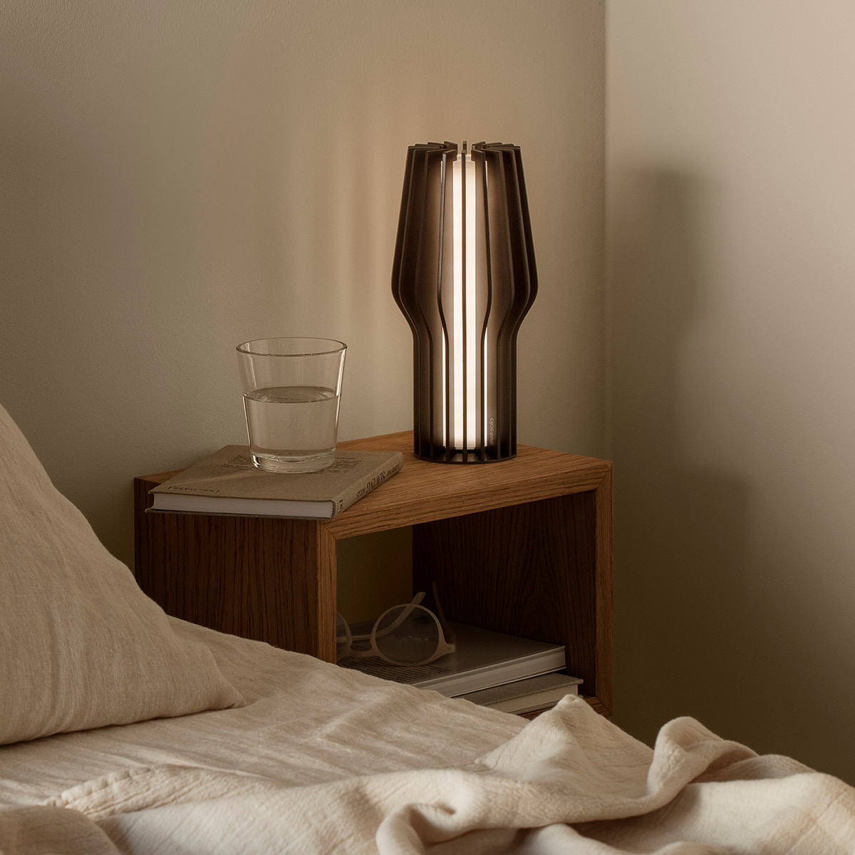 Eva Solo Radiant LED lampe 25 cm svart