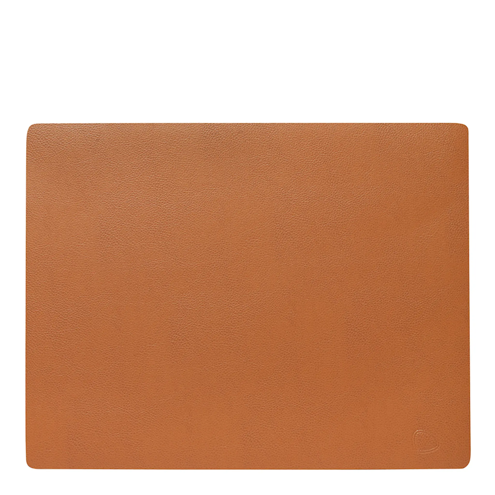 LIND DNA Leather Serene Square Bordstablett L 35x44 cm Nature