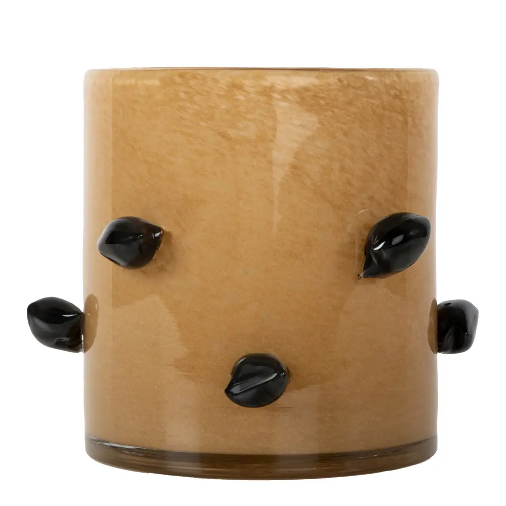 Arlo Kynttilälyhty 15x15 cm Beige/Musta