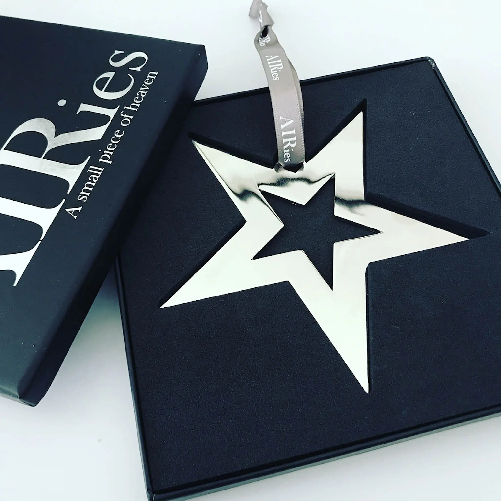 AIRies Julhänge Stjärna 12x12 cm Silver
