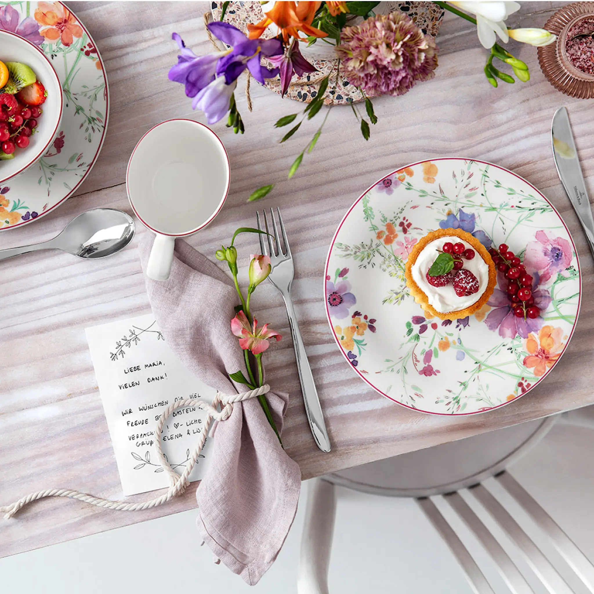 Villeroy & Boch Mariefleur Basic tallrik 21 cm full dekor