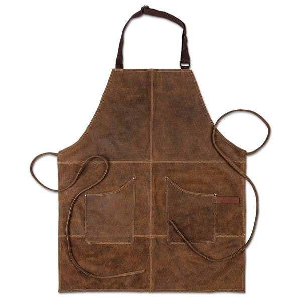Förkläde Vintage Läder Brun