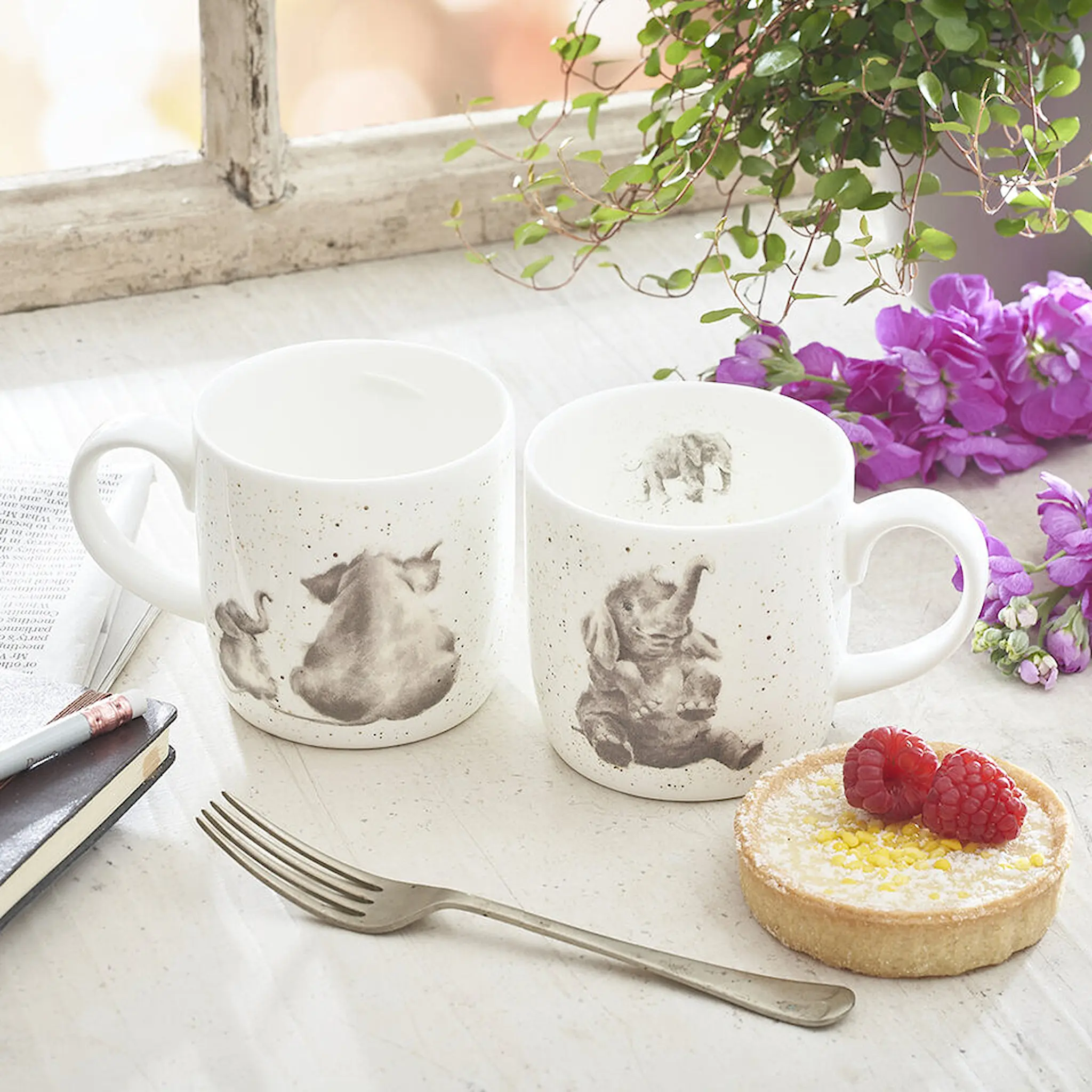 Wrendale Design Mugg 31 cl Role Model Elefant