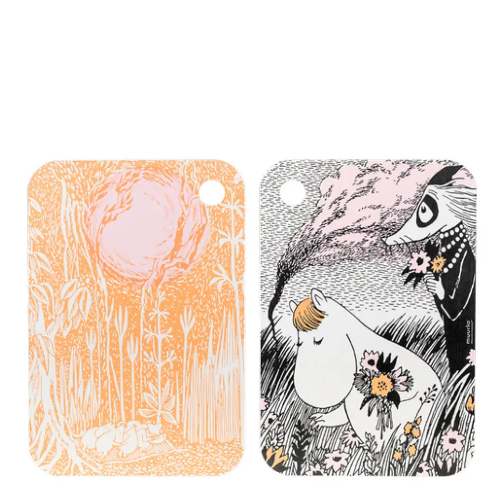 Mummi skjærefjøl/servertingsbrett 21x31 cm sommernatt