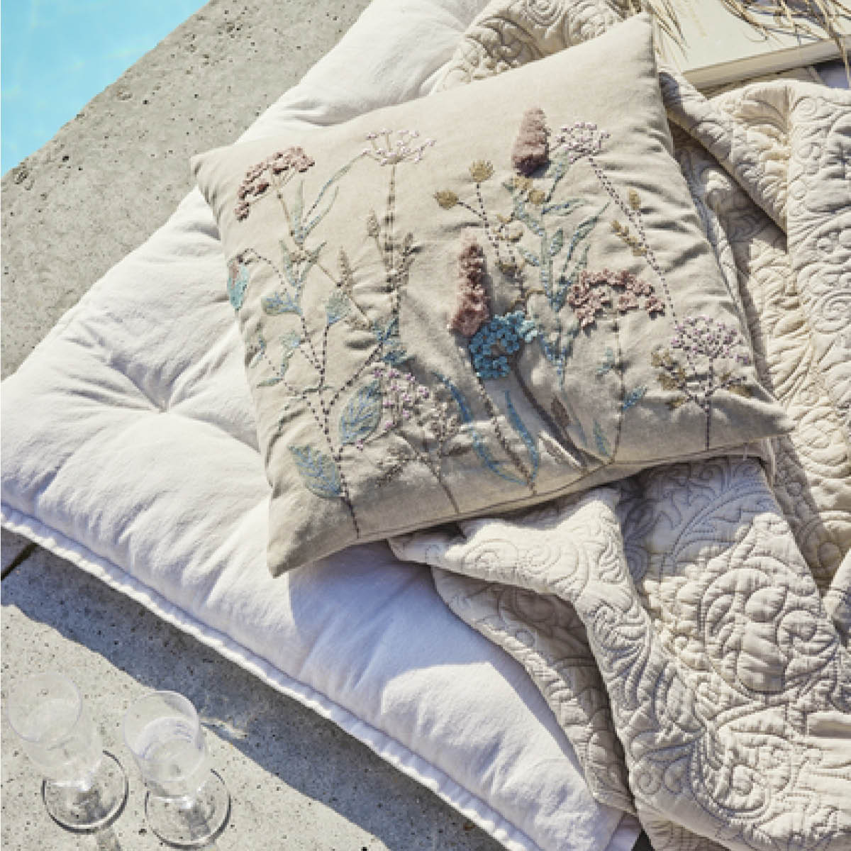 Lene Bjerre Ingrid kuddfodral 50x50 cm linne