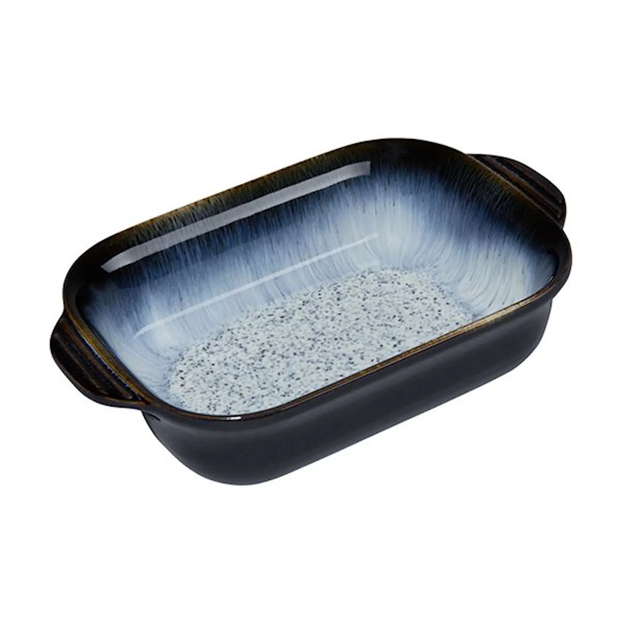 Denby Halo rektangulär ugnsform liten grå/svart