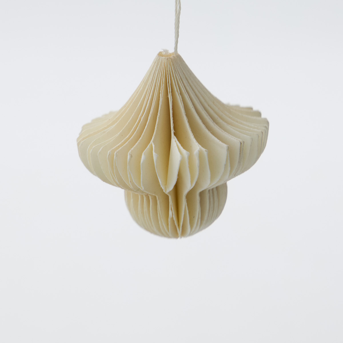 House Doctor Comb Joulukuusenkoriste paperi 6 kpl Off White