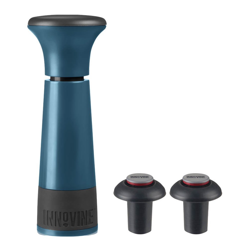 Innovine Wine Saver vakuumpump blågrön