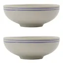 Bistro skål 15,5 cm 2-pack blå/vit