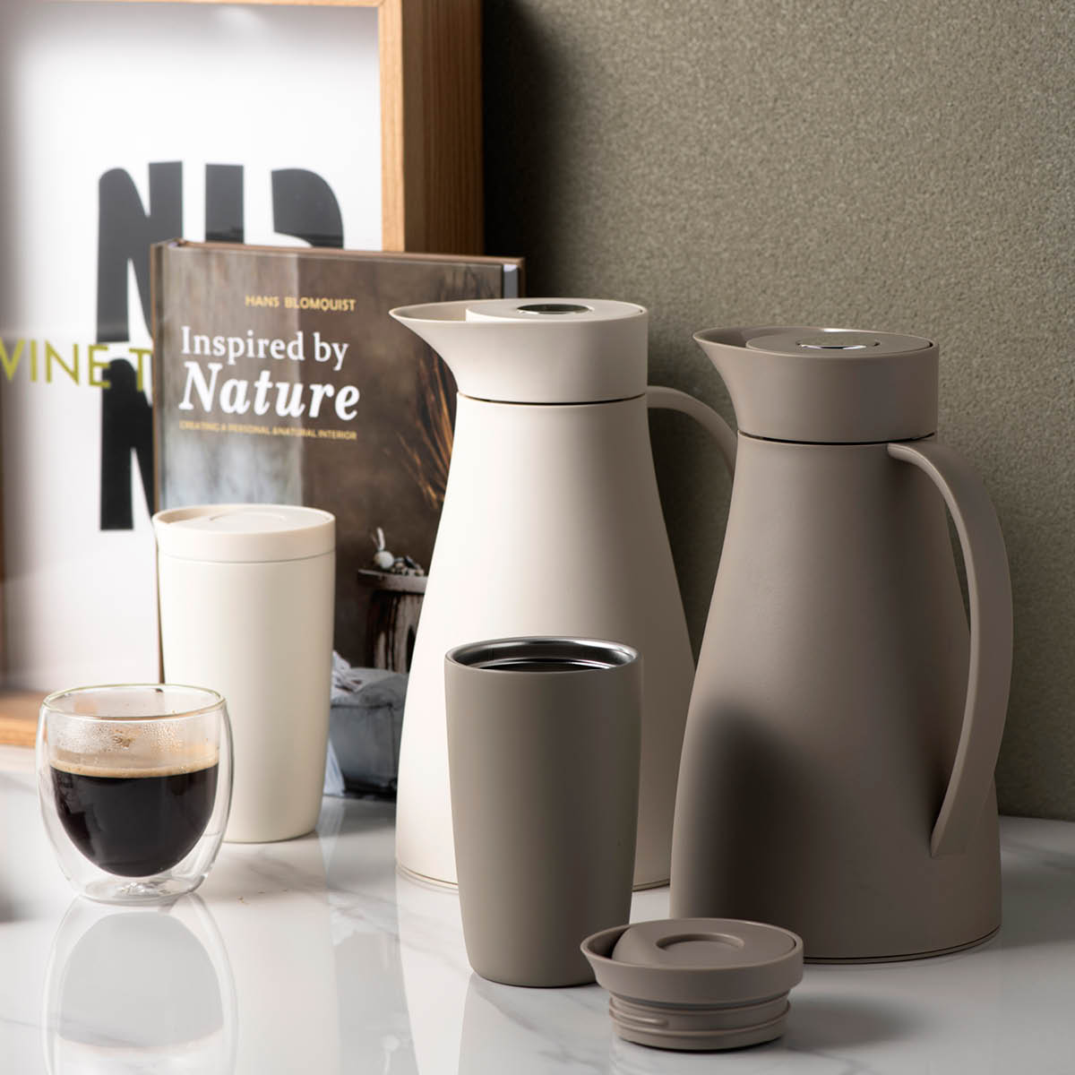 Modern House Lundi Termoskannu 1 L Creme