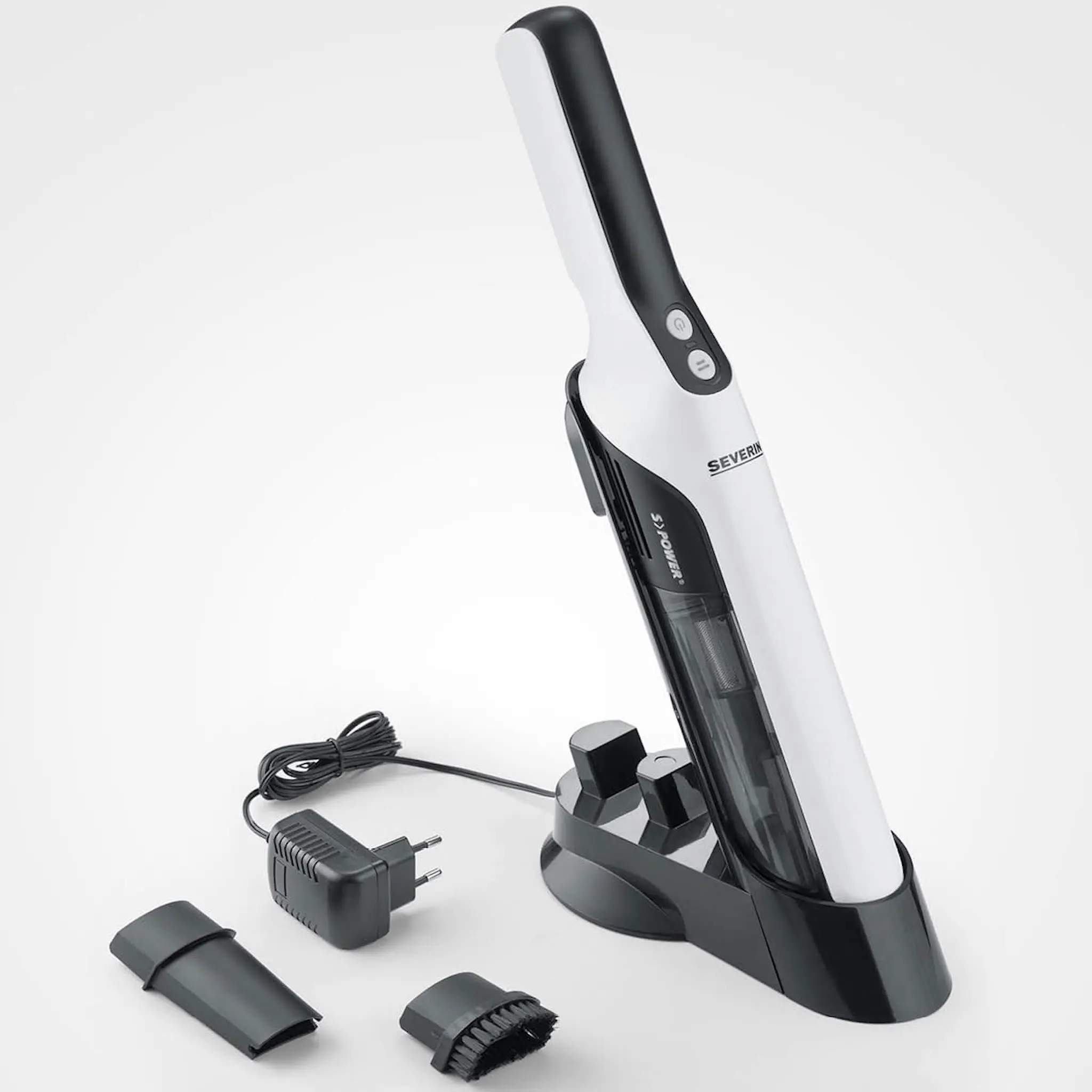 Severin S'Power handdammsugare HV7140 120W svart/vit