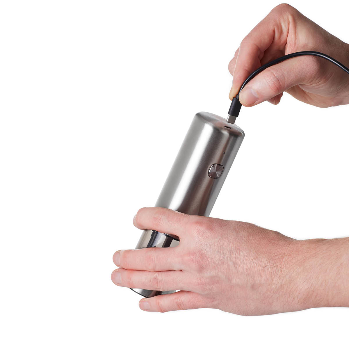 AdHoc i.Mill elektrisk kryddkvarn 17 cm stål