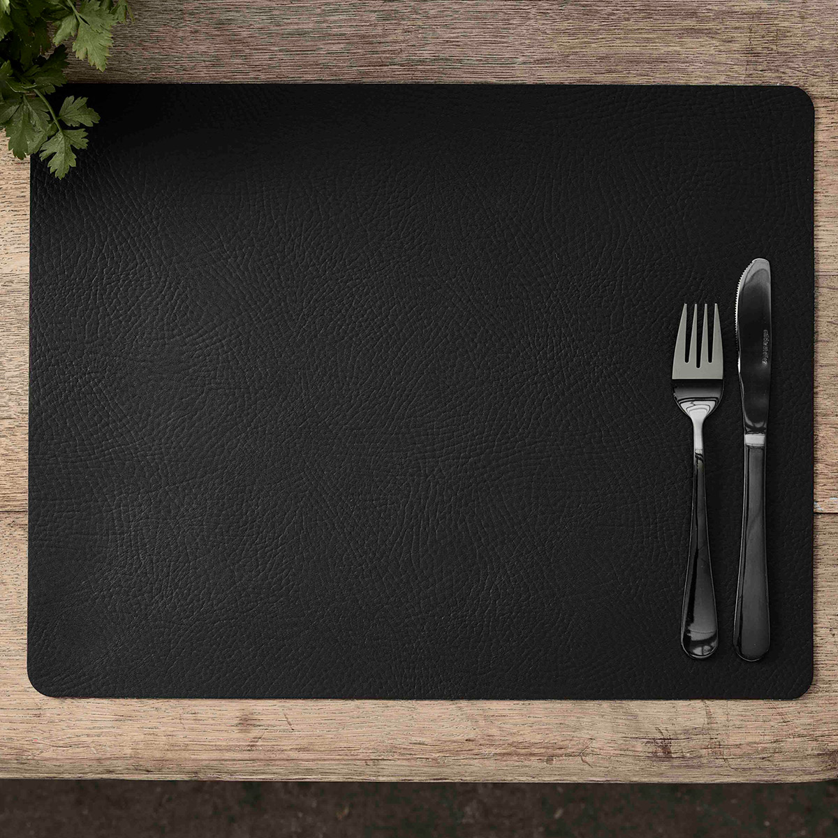 Aida Quadro bordstablett 42x33 cm 4-pack svart