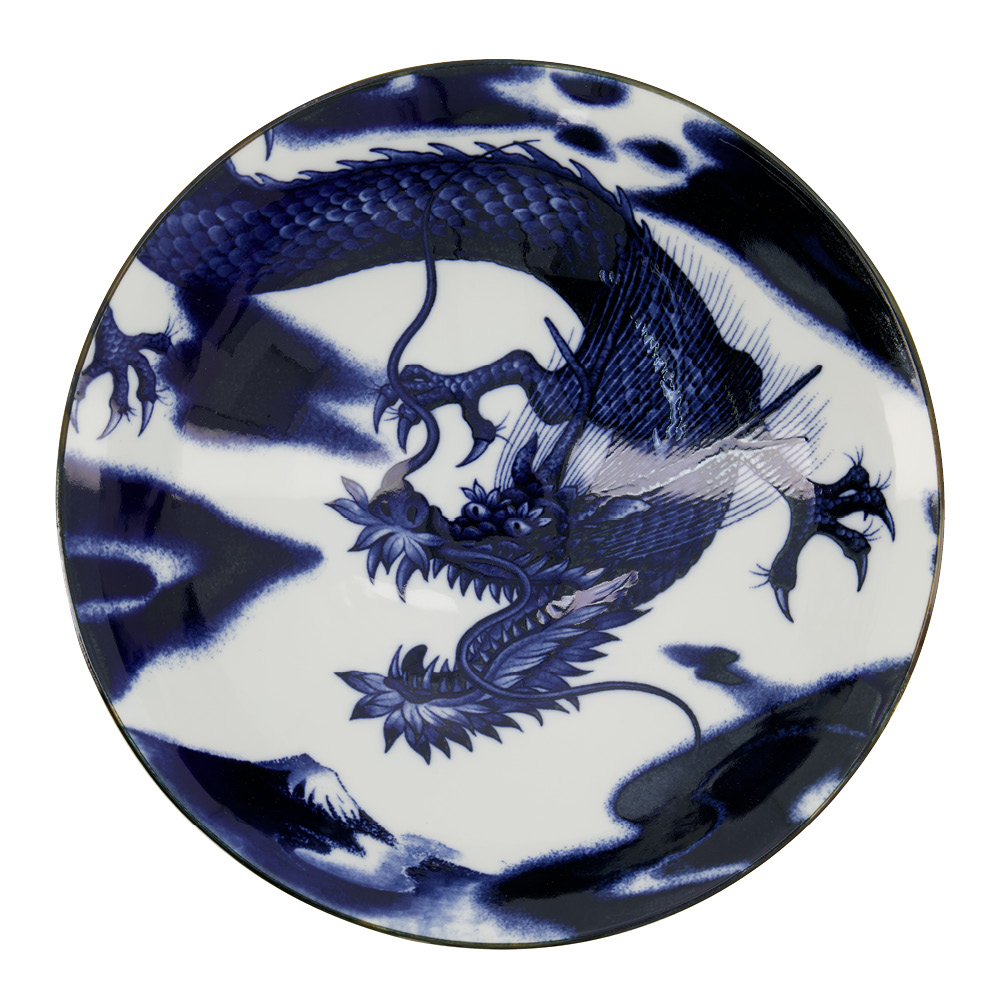 Tokyo Design Studio Japonism dragon menbachi skål 25,2 cm blue