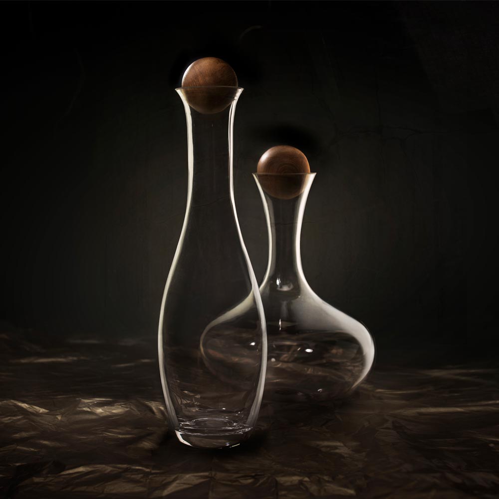 Sagaform Nature karaffel 1L med eikekork