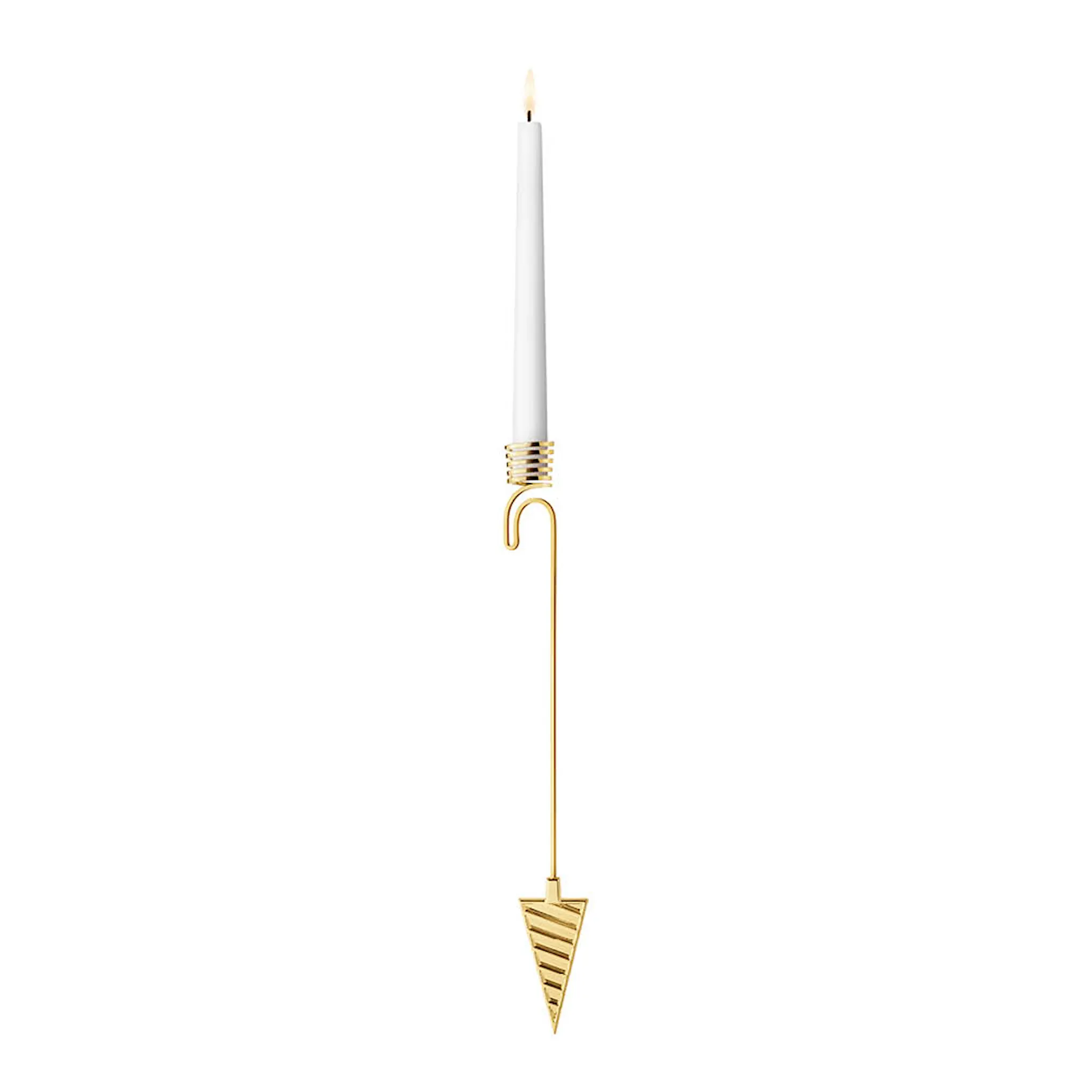 Georg Jensen Joulu 2025 kynttilänjalka kartio 19 cm kulta