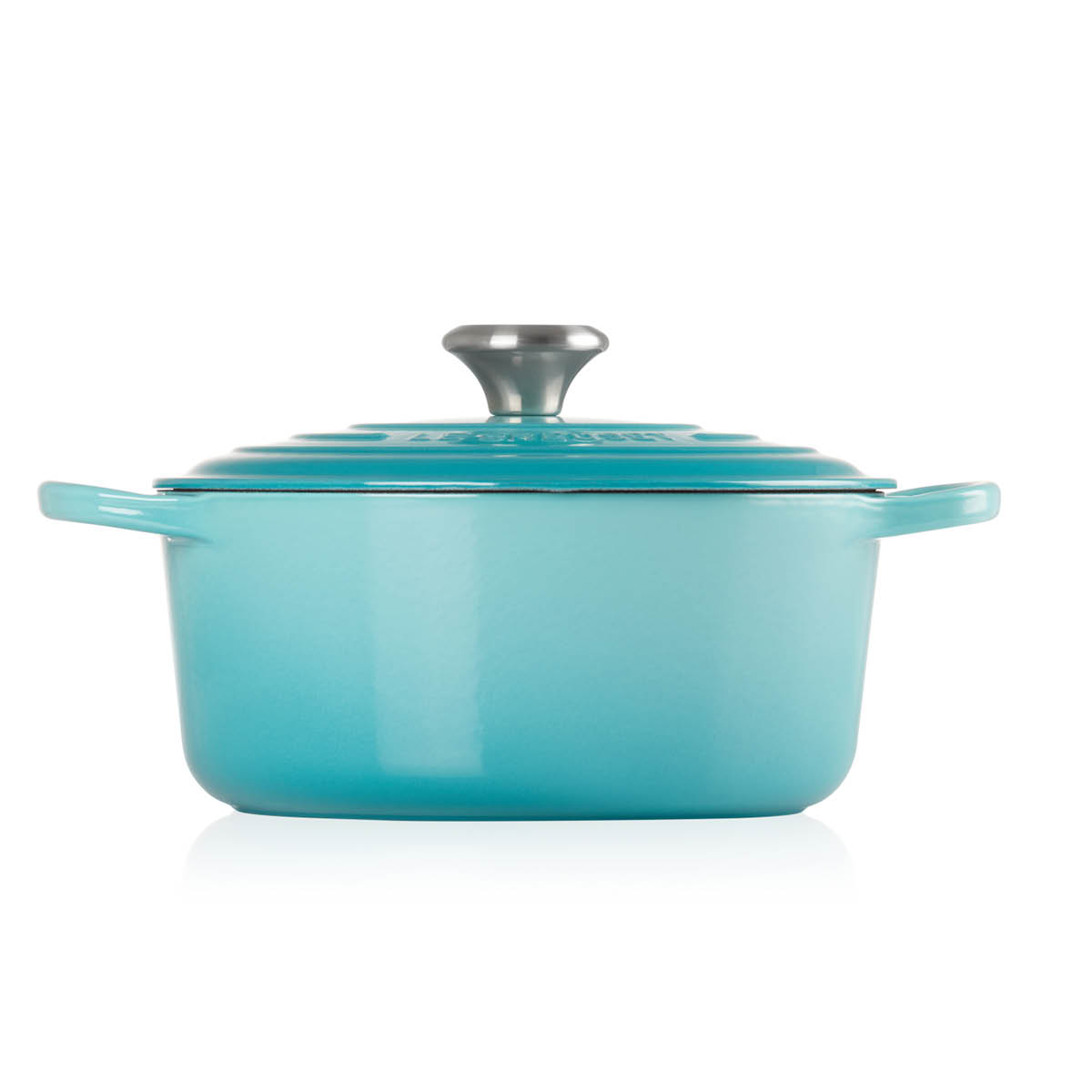 Le Creuset Signature Valurautapata pyöreä 26 cm 5,3 L Caribbean